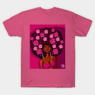 Rose afro T-Shirt